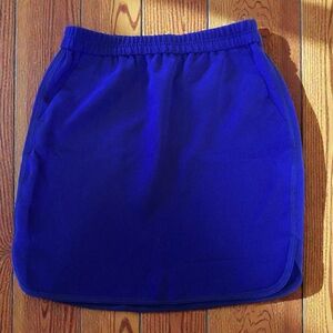 J. Crew Royal Blue Short Skirt Size 4 Like New
Lightweight Casual Elastic Waist
